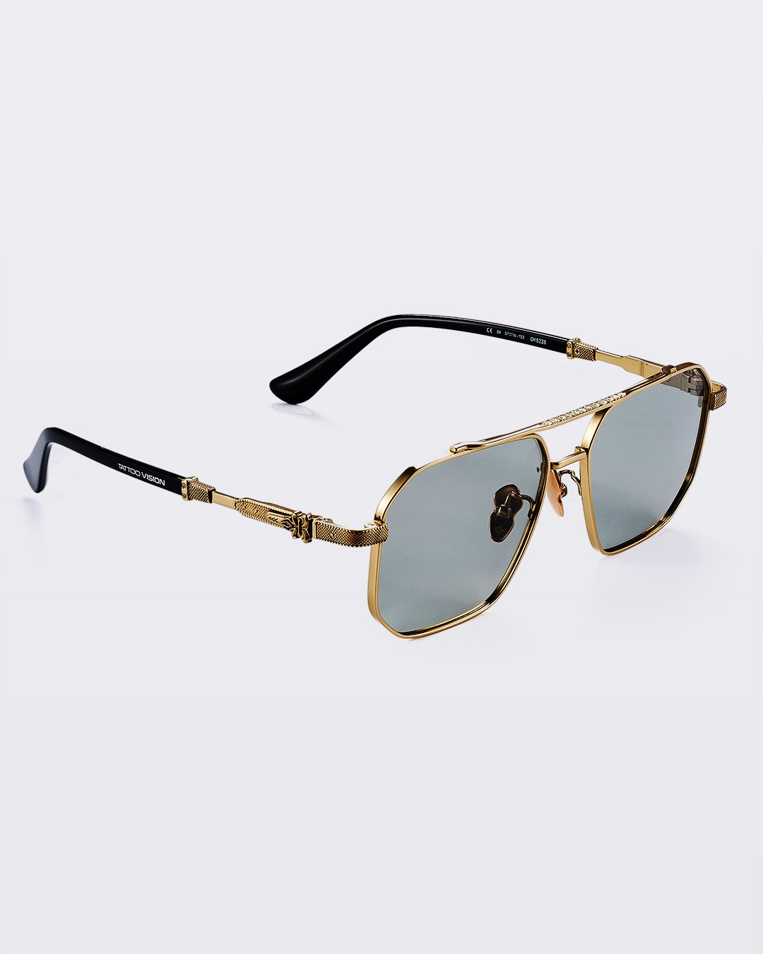 gafas maestros tattoo vision doradas
